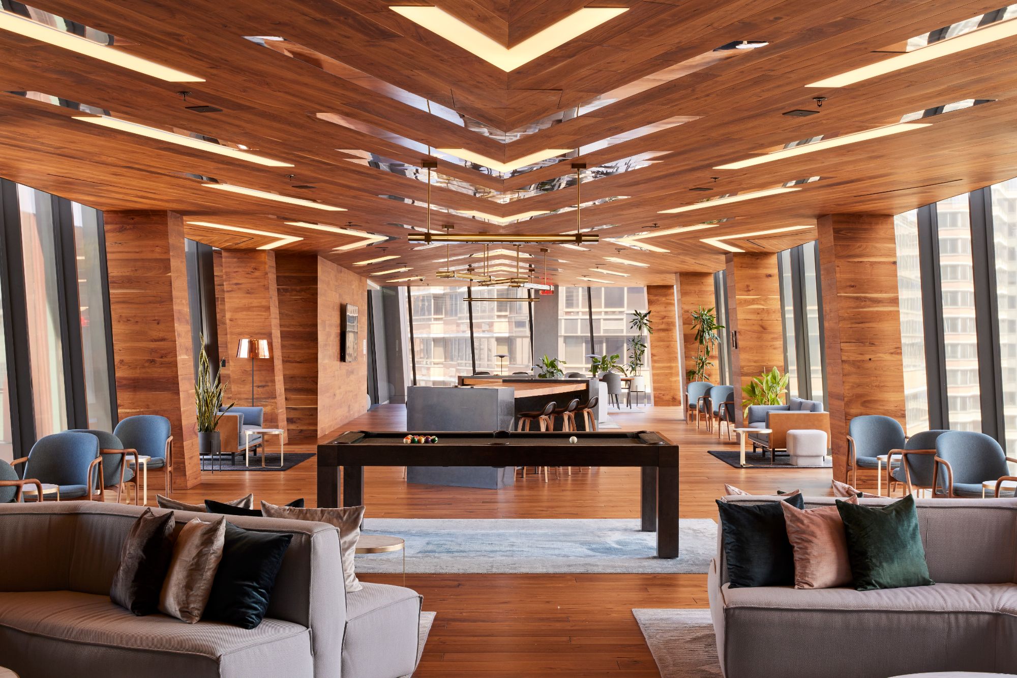Skybridge lounge